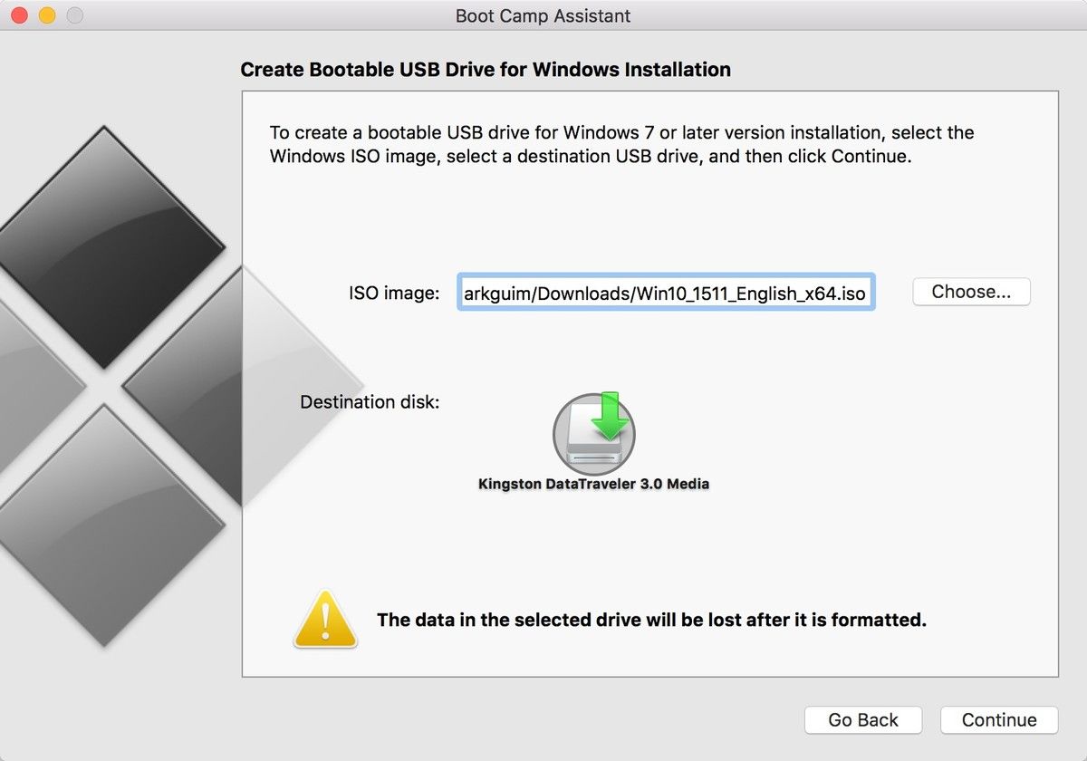 hot to make a bootable usb for mac on windows
